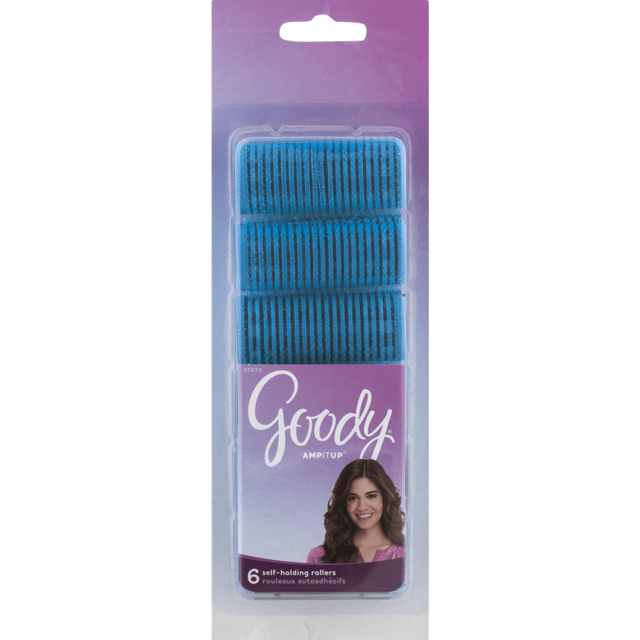 Rodillos para el cabello autoadhesivos Goody, medianos, 6 unidades