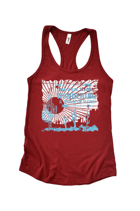 Wondering & Wandering Racerback Tank Top