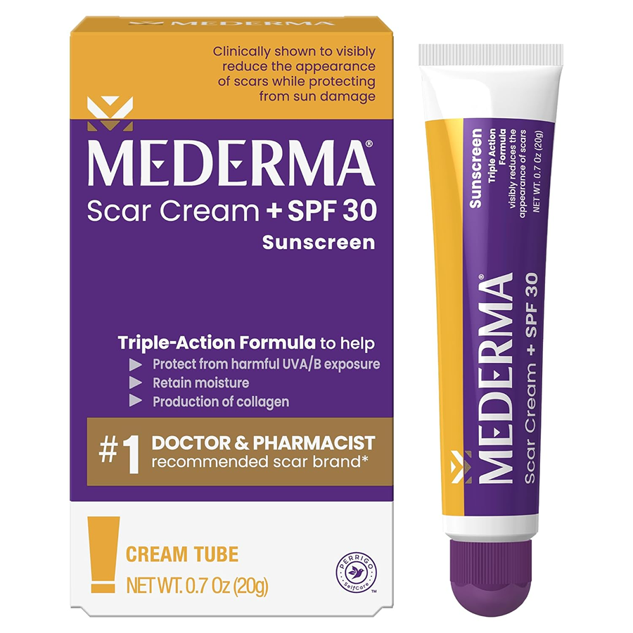 Crema para cicatrices Mederma con SPF 30 - 0.7oz