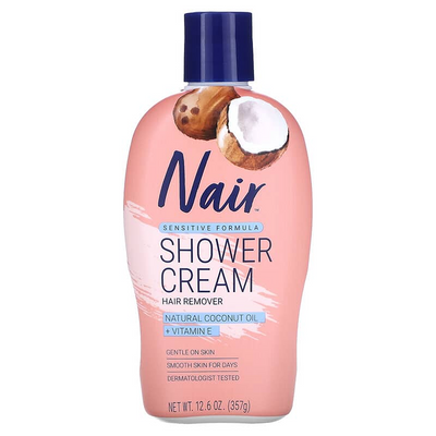 Nair Sensitive Formula Hair Remover with Coconut Oil - 12.6oz