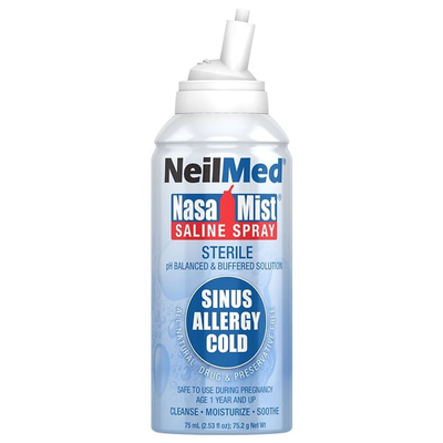 Neilmed Nasamist Isotonic Saline Spray, 75 ml