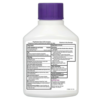 Perrigo Polyethylene Glycol 3350 Powder - 17.9 Oz