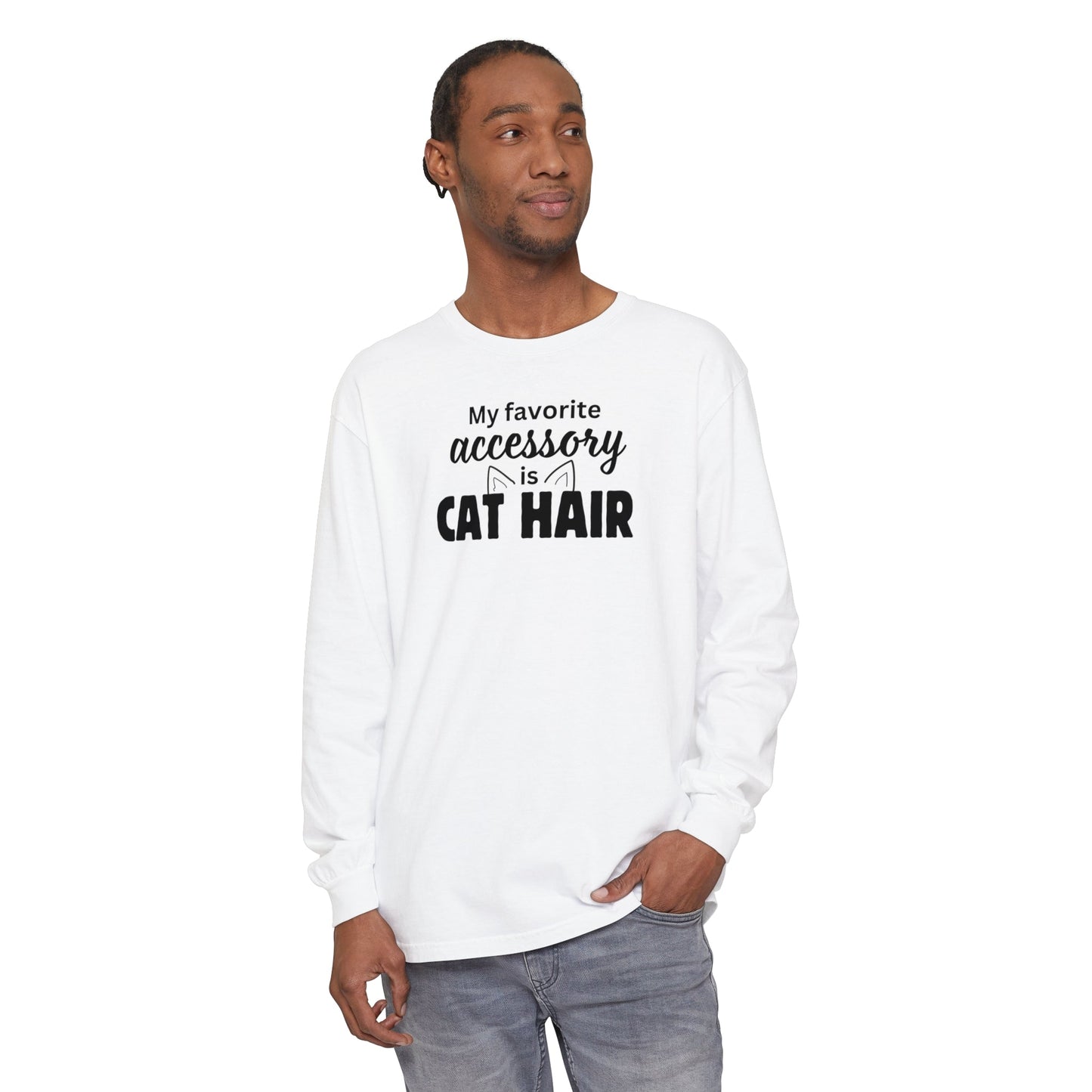 Stylish Cat Lover's Unisex Long Sleeve Tee - Korvel