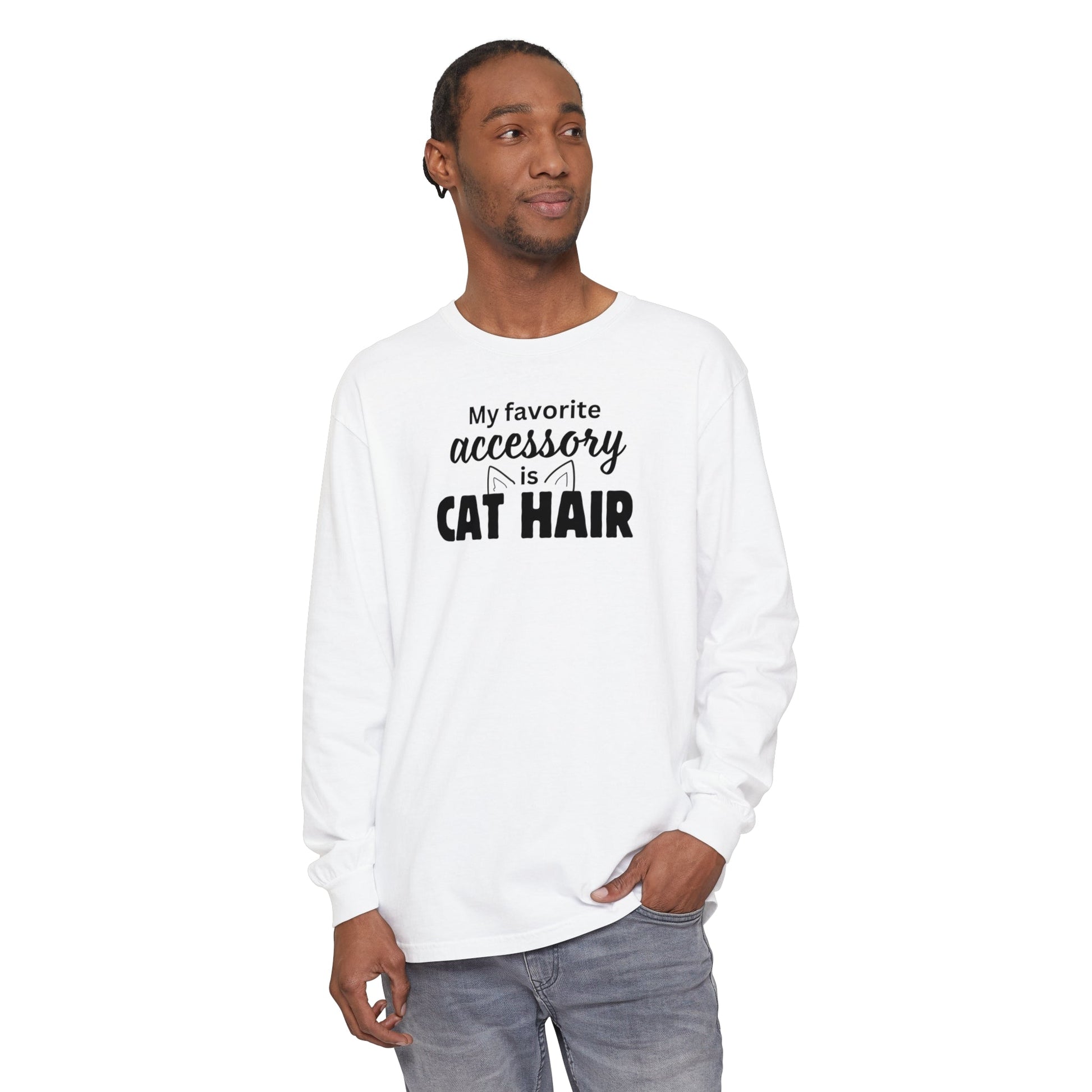 Stylish Cat Lover's Unisex Long Sleeve Tee - Korvel