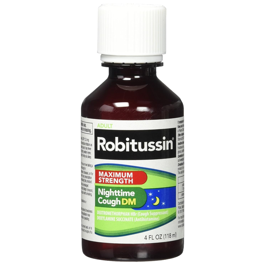 Robitussin Adult Maximum Strength Nighttime Cough DM - 4 fl oz