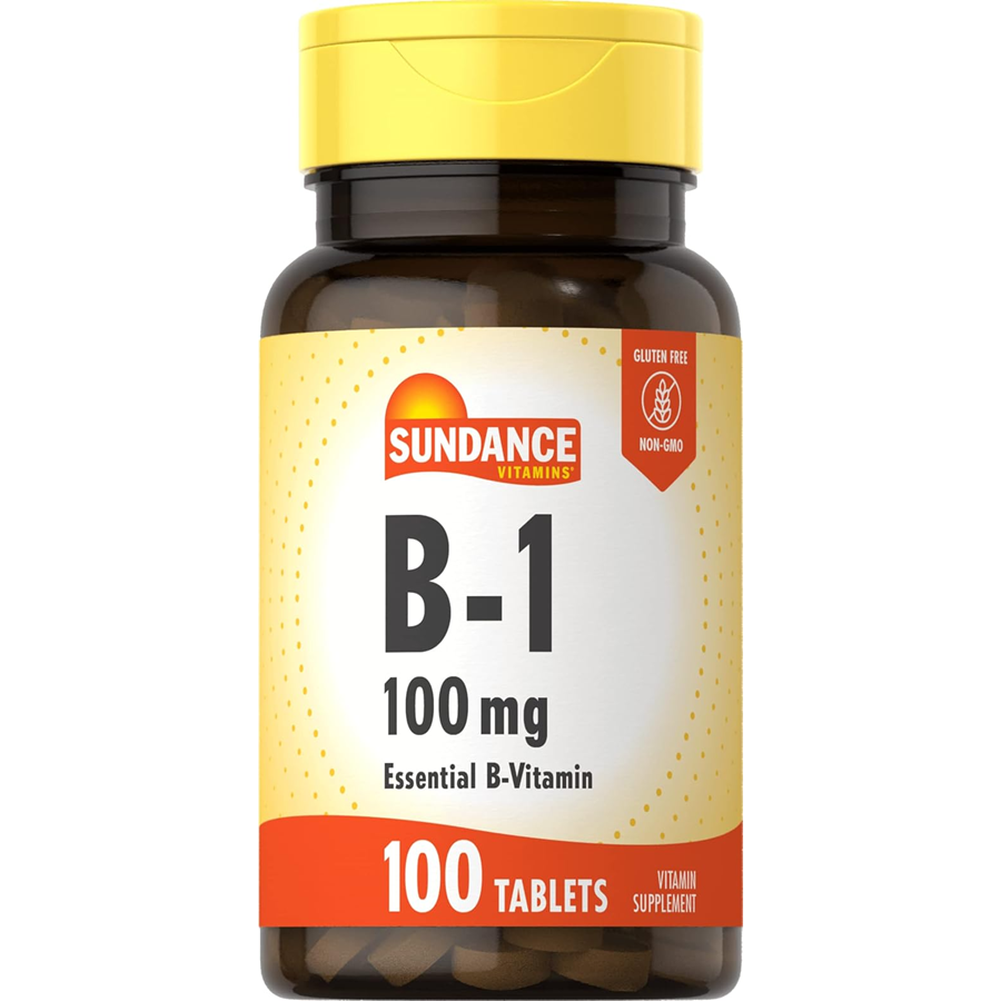 Sundance Vitamins B-1 100 Mg Comprimés de Métabolisme Énergétique