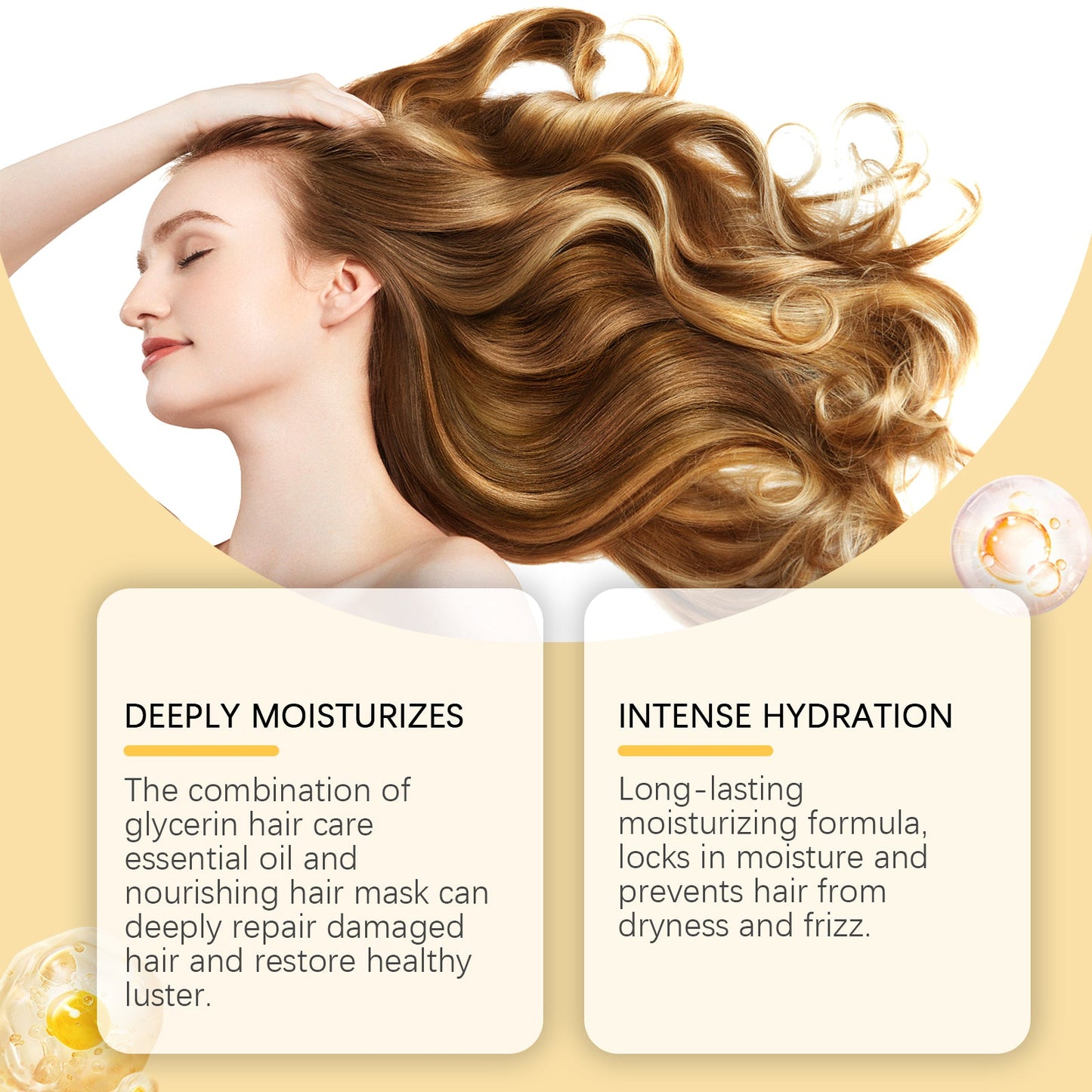 Set de Cuidado Capilar Nutritivo con Glicerina para Cabello Hidratado