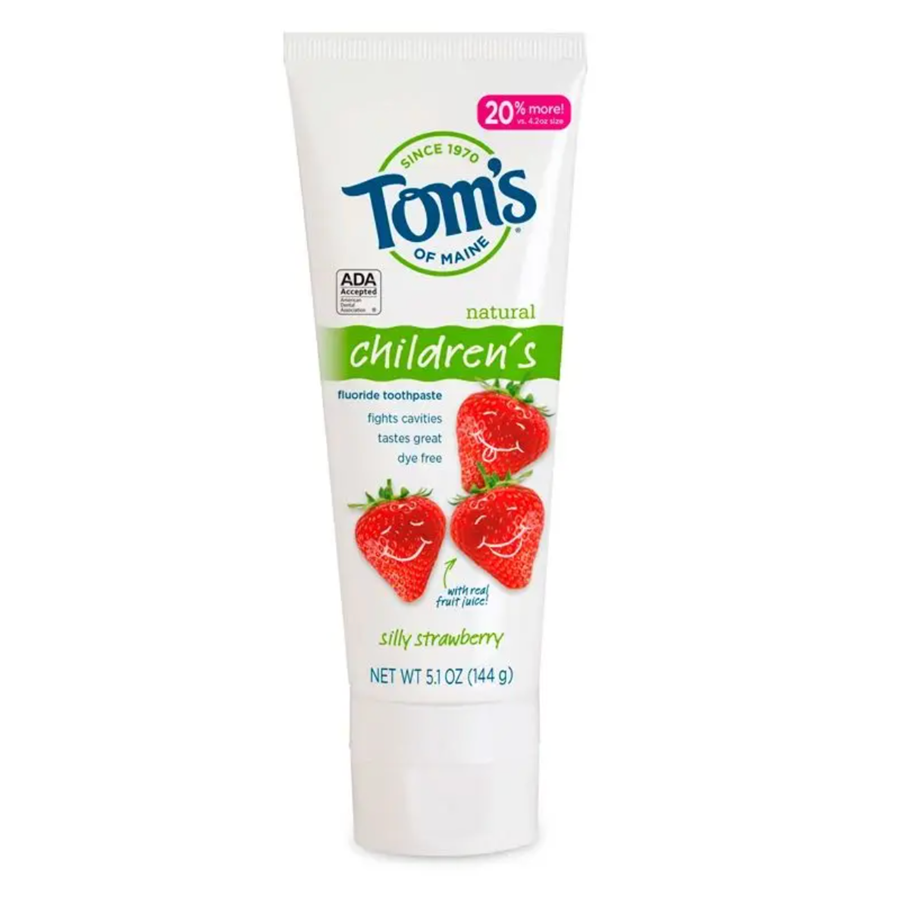 Pasta de dientes natural para niños Silly Strawberry de Tom's of Maine