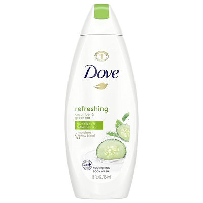 Dove Gel de Ducha Refrescante - Pepino y Té Verde - 12 oz