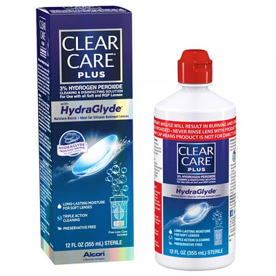 Clear Care Plus 3% Hydrogen Peroxide Solution - 12 Fl Oz