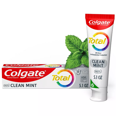 Dentifrice Colgate Total Clean Mint 5,1 oz - Anticavitaire et Antigingivite