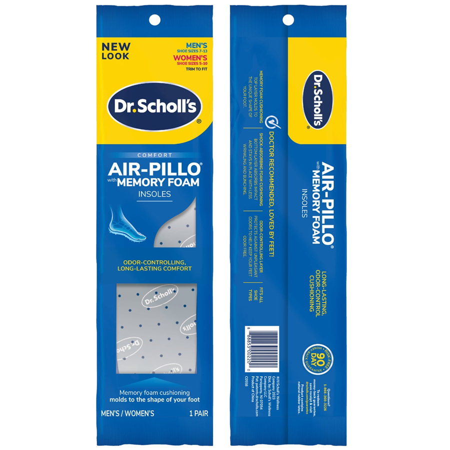 Dr. Scholl's Comfort Double Air-Pillo Insoles