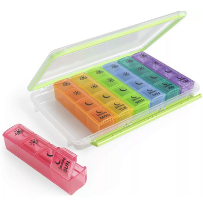 Organisateur de Médicaments Ezy Dose Medtime - Pilulier Hebdomadaire