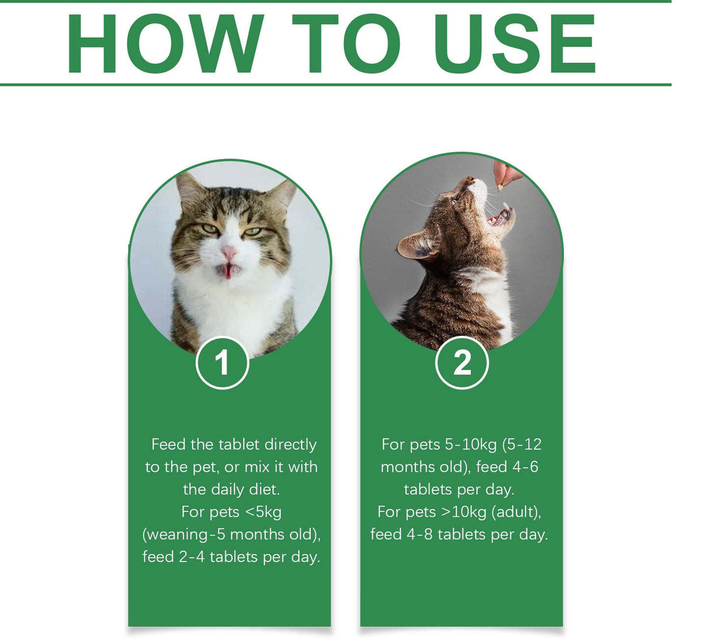Premium Multivitamin Tablets for Cats