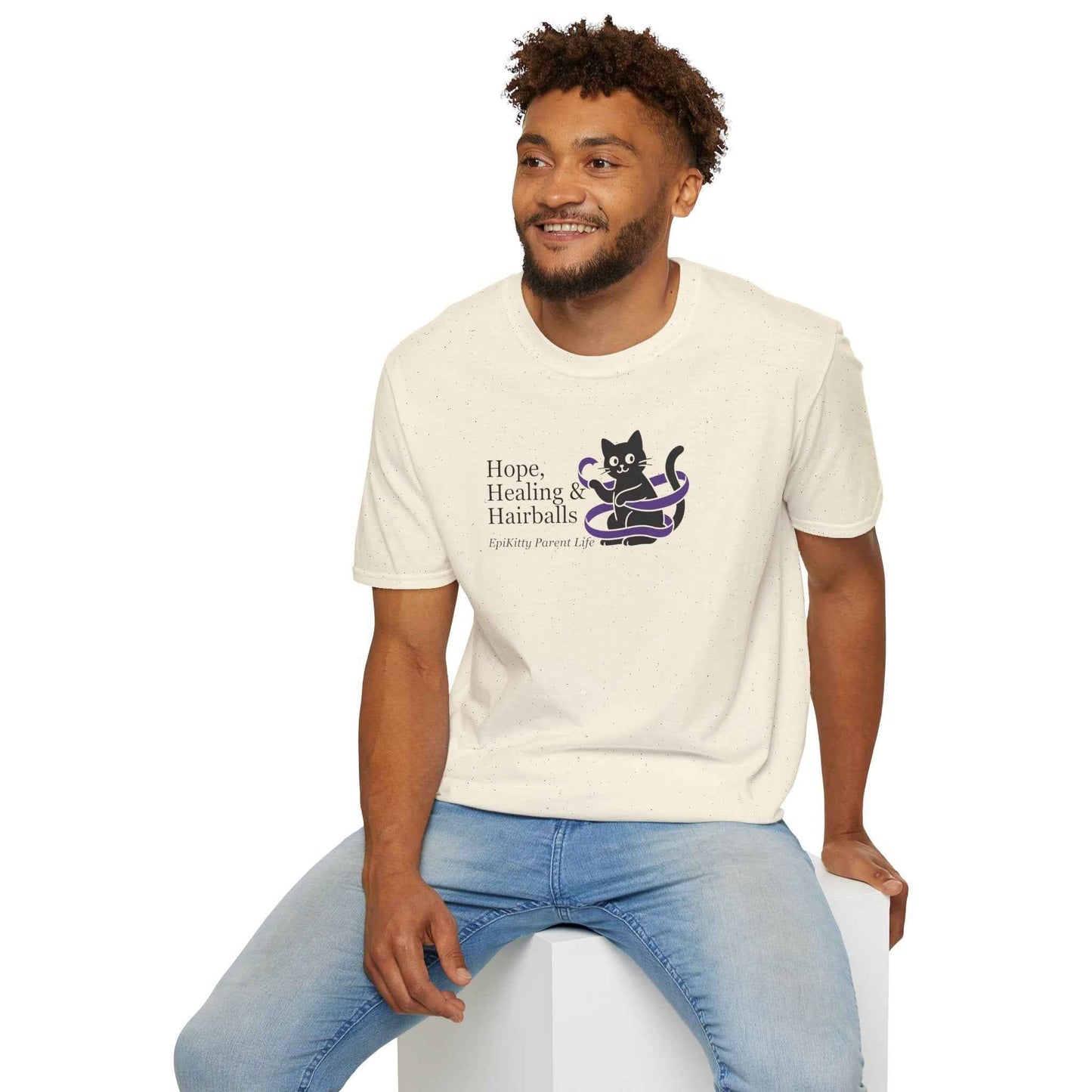 Hope & Hairballs Cat T-Shirt – Epikitty Parent Awareness Tee