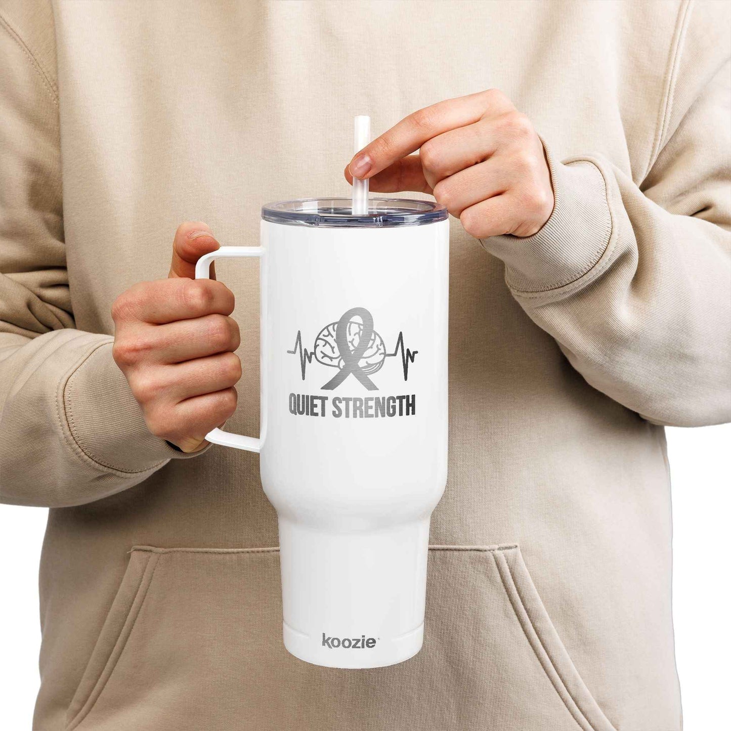 Taza Aislada Quiet Strength de 40oz