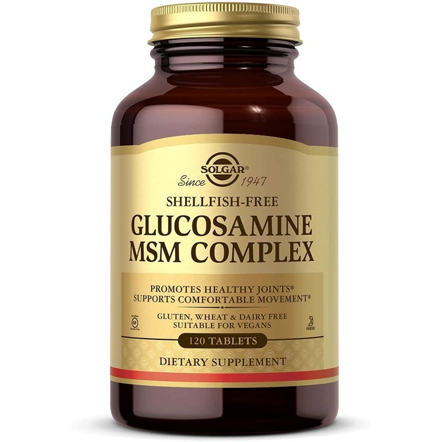 Solgar Glucosamina MSM Complejo - 120 Tabletas Premium