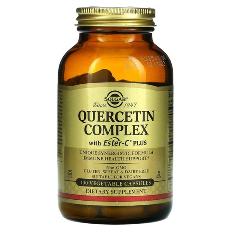Complejo de Quercetina de Solgar con Ester-C en Cápsulas Vegetales