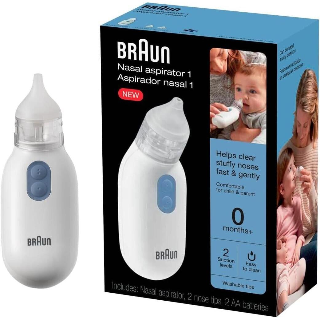Aspirador Nasal Braun - Alivio Suave para Narices Pequeñas