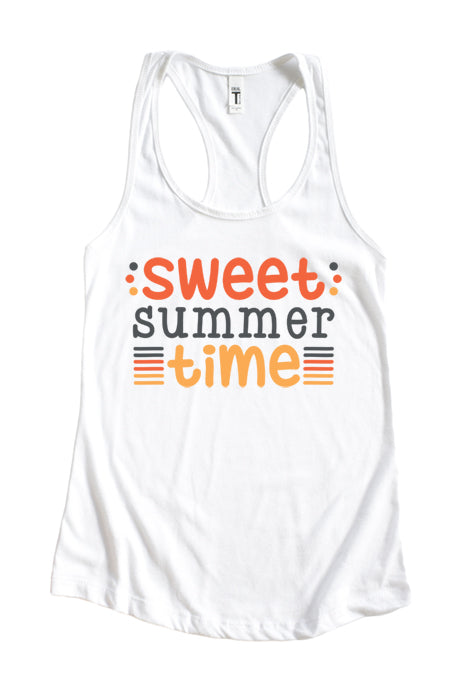 Sweet Summer Time Racerback Tank Top - Korvel