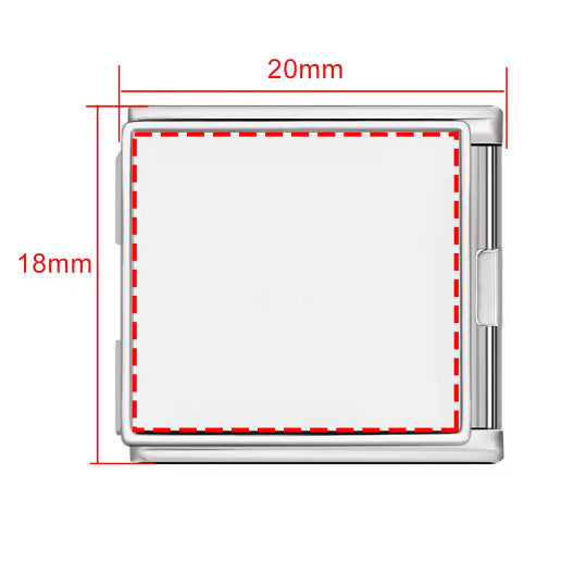 DIY Personalized Photo Picture Frame Making Titanium Steel Watch Band Chain Fashion Splicing Modular Bracelet - Korvel