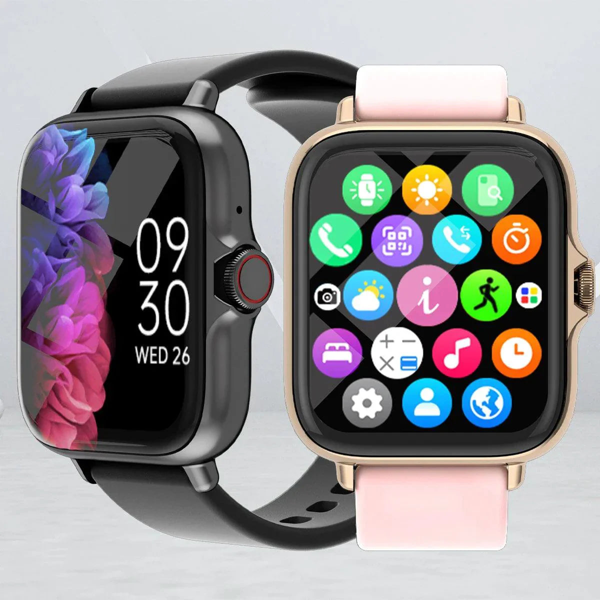 SmartTech 1.83'' Waterproof Smart Watch - Call & Message Alerts