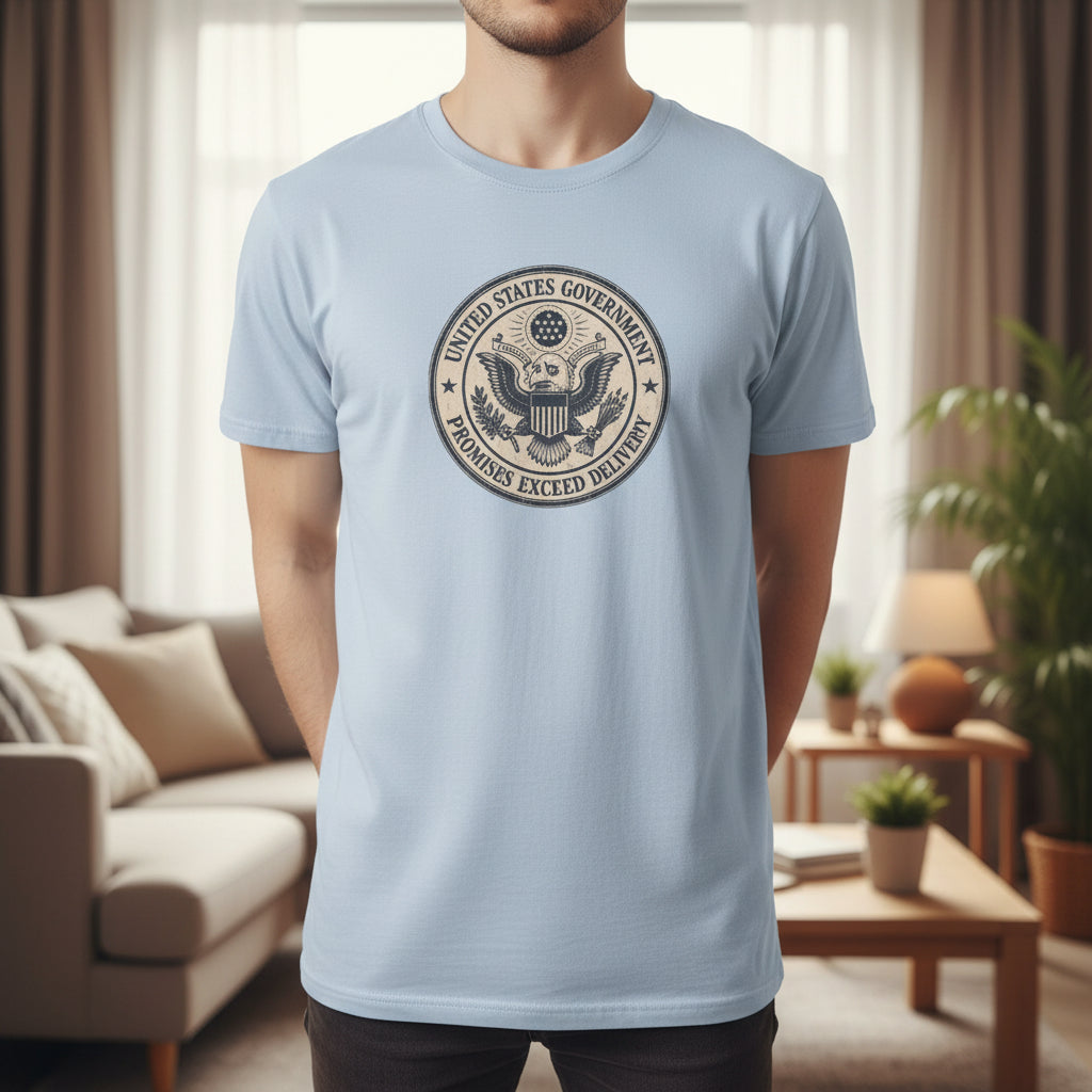 T-shirt avec le sceau du gouvernement des États-Unis - T-shirt en coton premium