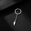 Palestine Israel Map Flag Keychain Accessories Decoration Men's and Women's Ethnic Style Versatile Stainless Steel Accessories - Korvel