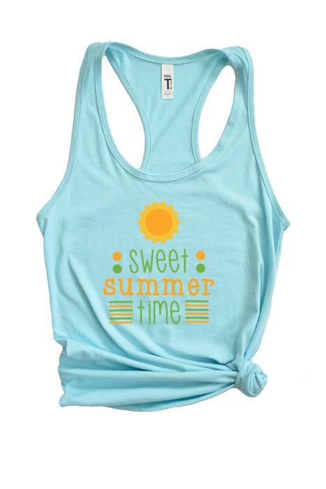 Sweet Summer Time Racerback Tank Top