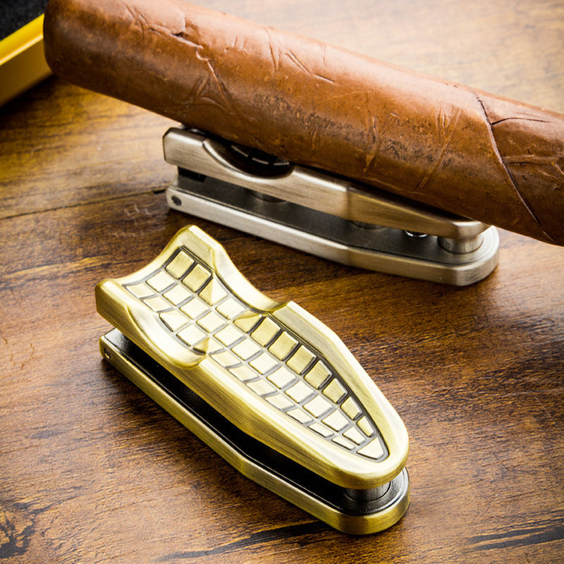 Cigar Opener Multi functional Opener Cigarette Holder Design Portable Cigar Drill Box - Korvel