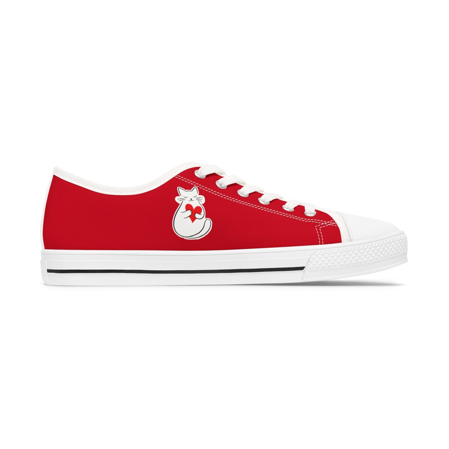 Women’s Valentine Cat Low-Top Sneakers