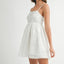 Eyelet Lace Babydoll Mini Cami Dress