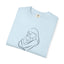 Camiseta Madre y Gato Abrazo | Camiseta Minimalista de Arte Lineal para Mamás de Gatos
