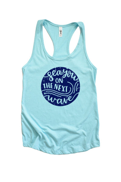 Sea You on the Next Wave Tank Top - Korvel
