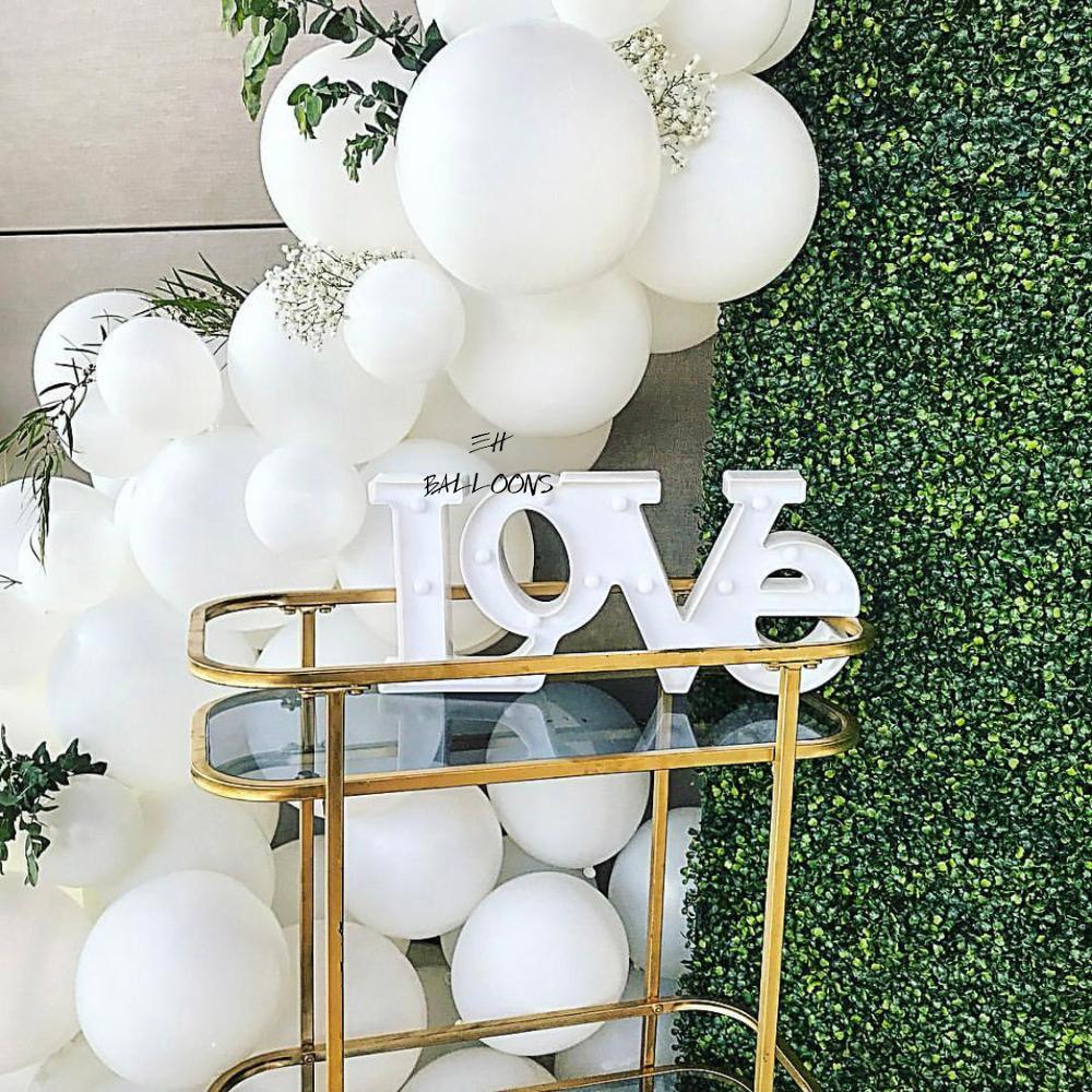 Géant Ballon Blanc à Hélium - 18/36 Pouces pour Célébrations