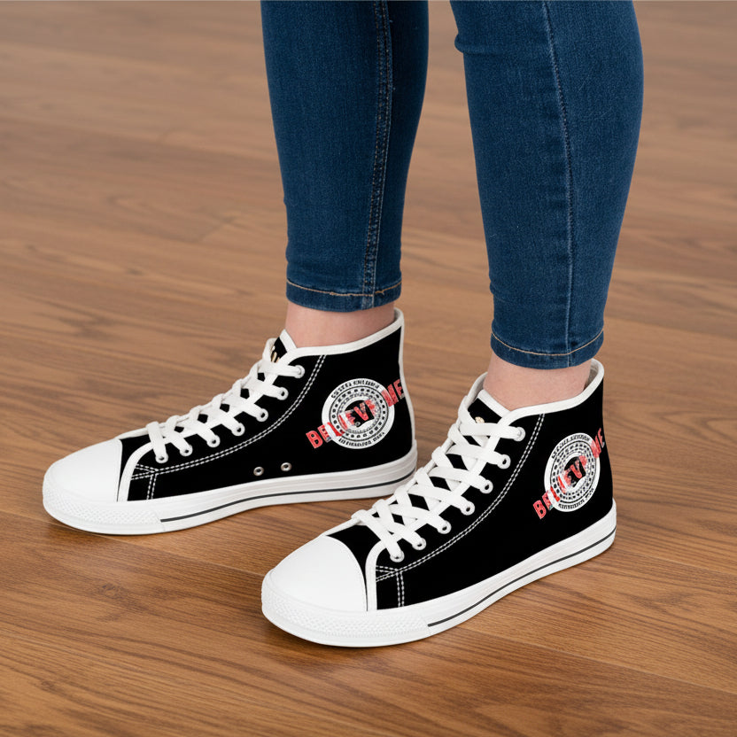 Zapatillas Altas para Mujeres Believe Me – Calzado de Declaración