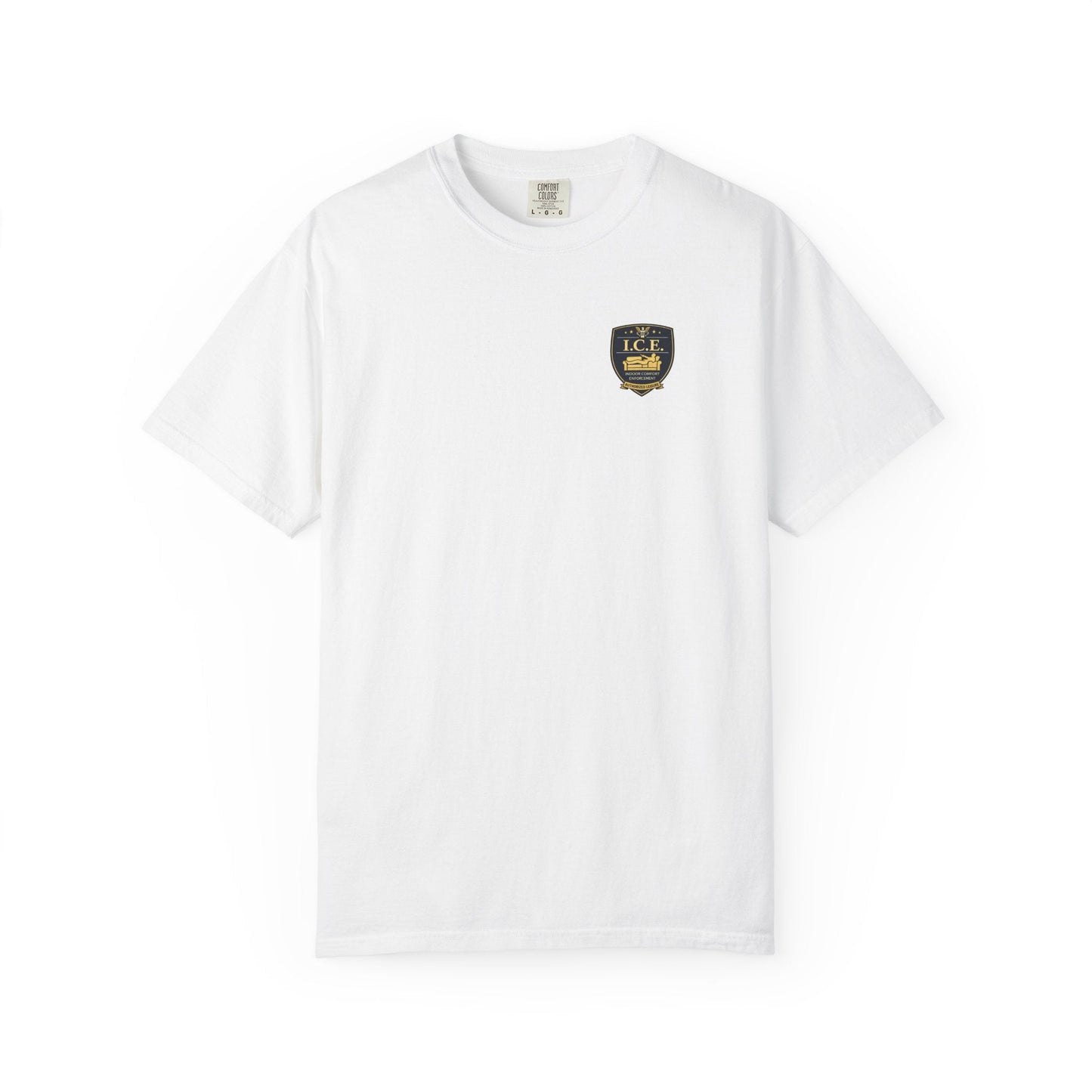 I.C.E. Badge T-Shirt | Institute of Cozy Excellence Tee