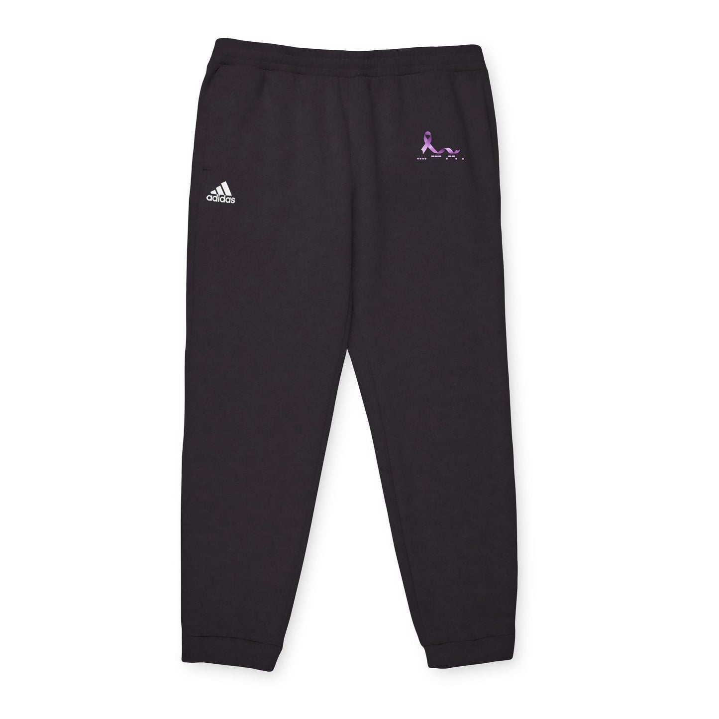 Epilepsy Awareness HOPE Morse Code Men's Joggers - Purple Ribbon
