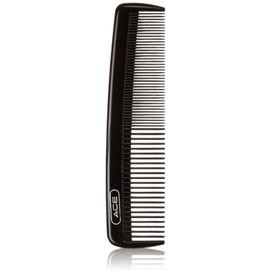 Ace Pocket Hair Comb - Black