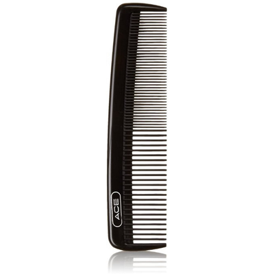 Ace Pocket Hair Comb - Black
