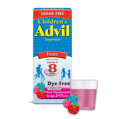 Advil Children's Sugar Free Berry Oral Suspension 4 Fl Oz