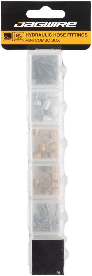 Jagwire Hydraulic Hose Fittings Mini Combo Box for SRAM & Shimano Brakes