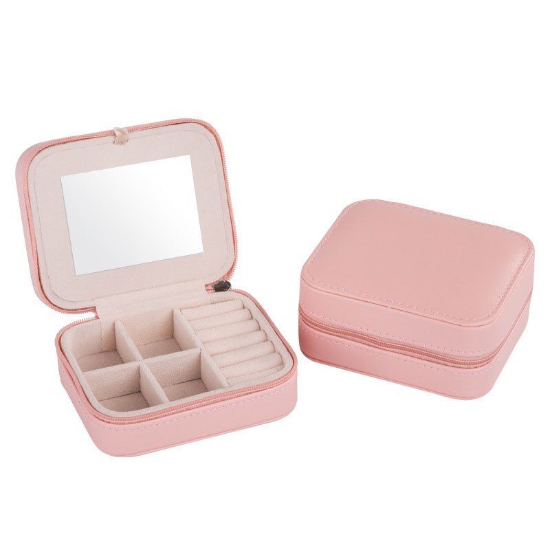 Caja de Joyería Mini Elegante para Pendientes y Anillos