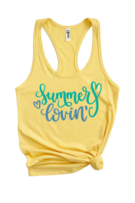 Chic Racerback Tank for Summer Vibes - Korvel