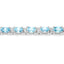 8.84 Carat Genuine Blue Zircon & Topaz Sterling Silver Bracelet