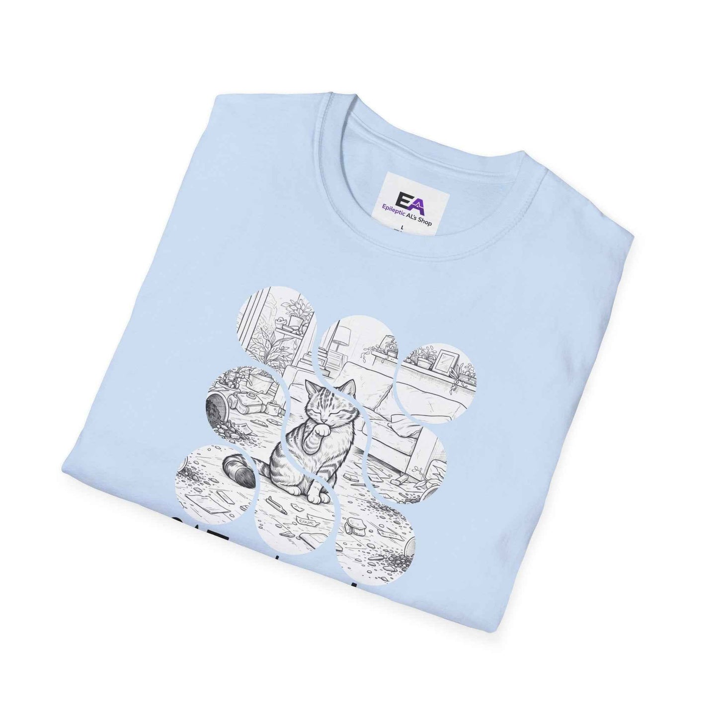 CATastrophe Cat Paw Unisex T-Shirt