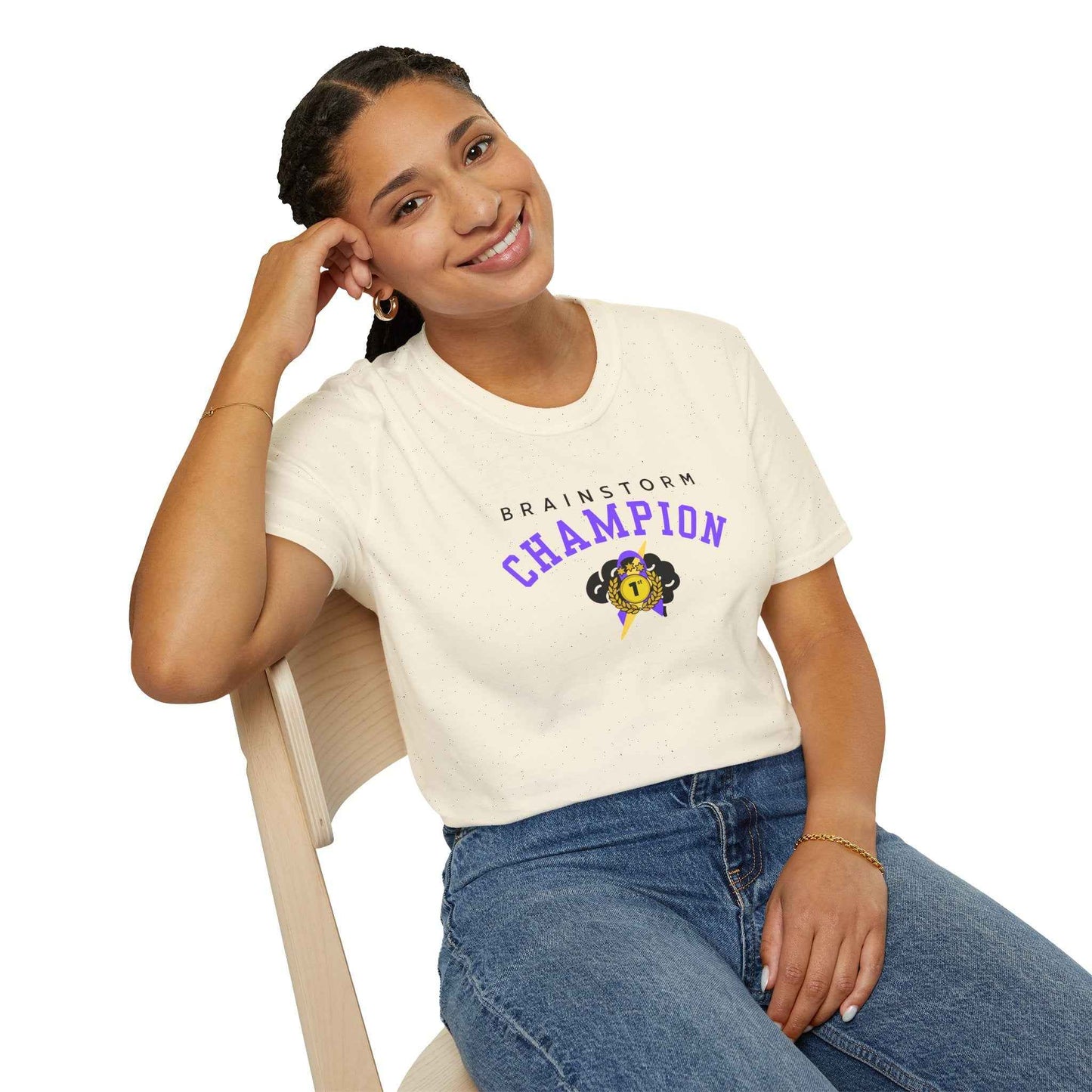 Brainstorm Champion Tee – Neurostrong Graphic T-Shirt