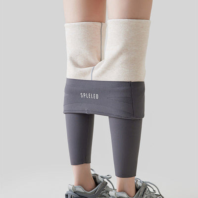 High Waist Cashmere Leggings for Women - Stylish & Warm