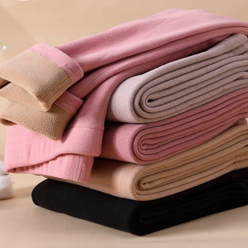 Leggings en Cachemire Chaud pour Femmes - Pantalons d'Hiver Élégants