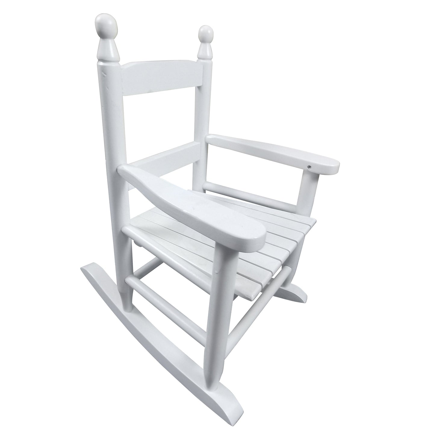 Silla mecedora blanca para niños - Uso interior y exterior